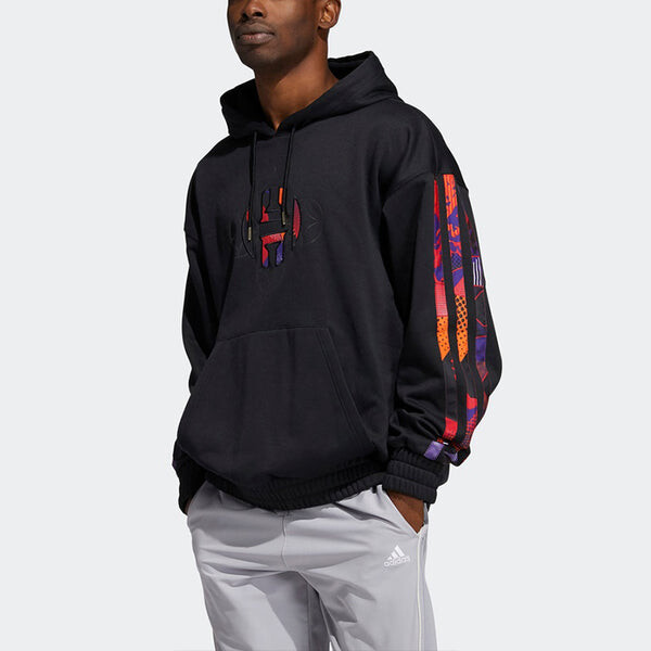 Толстовка adidas Mic Harden Po Logo Basketball Sports Black, черный — фото 2