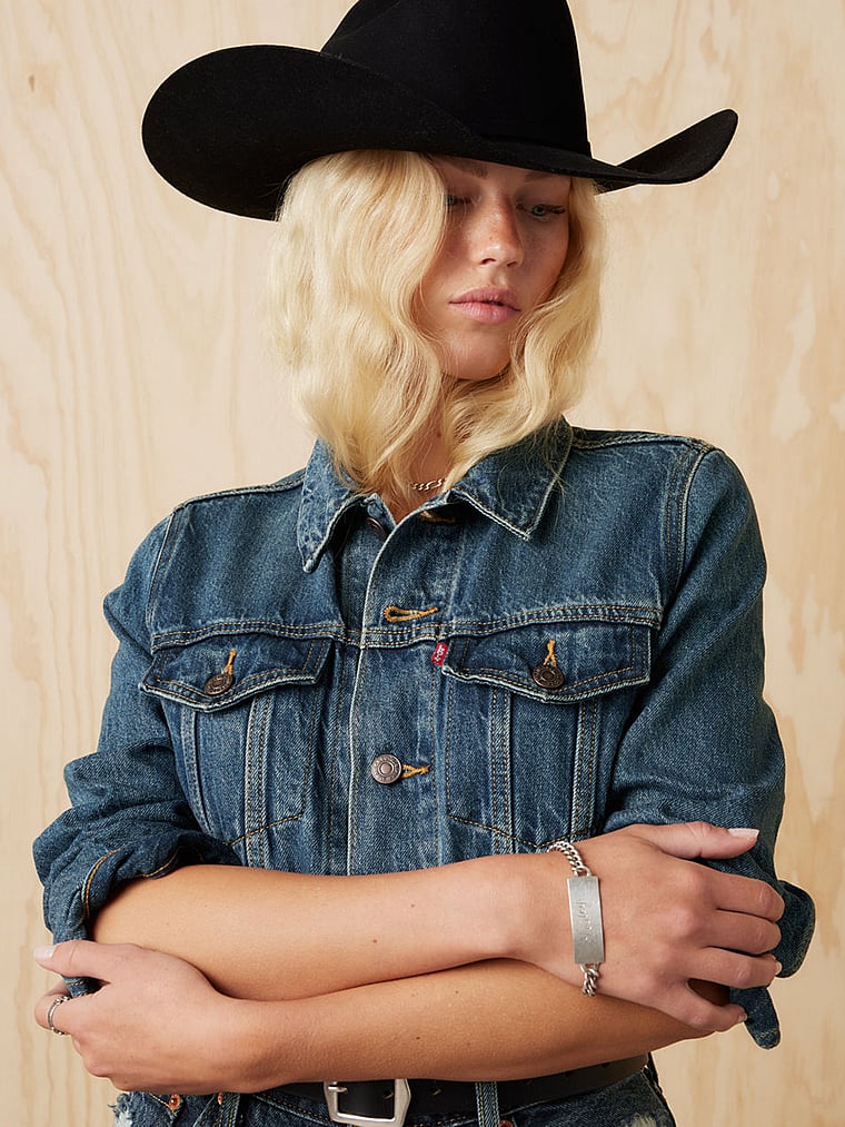 Оригинальная женская куртка дальнобойщика Levi'S Levi'S, синий — фото 3