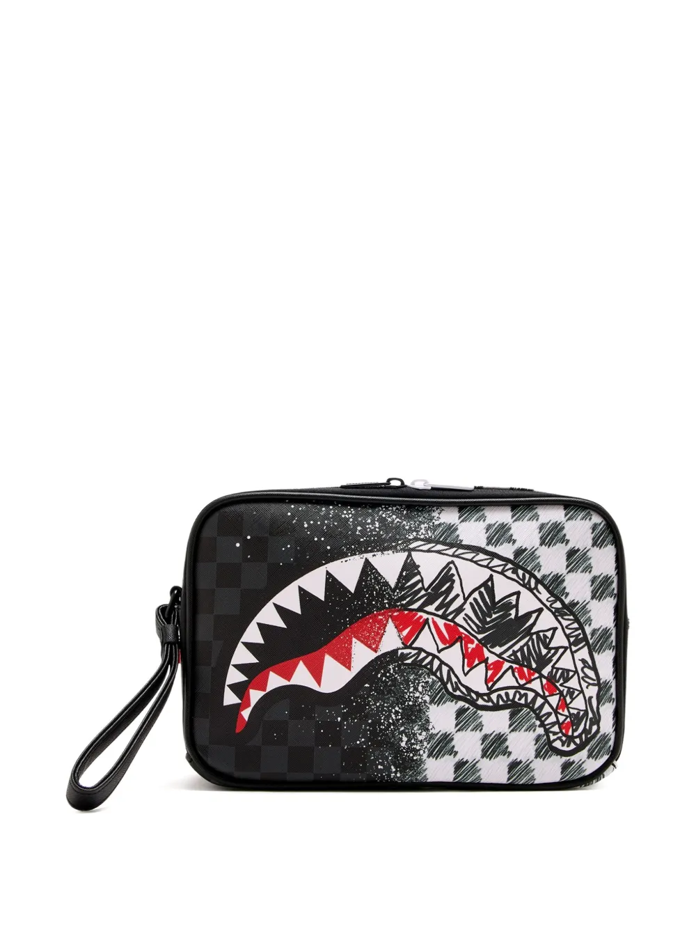 

Несессер Scribble Dribble в клетку Sprayground, черный
