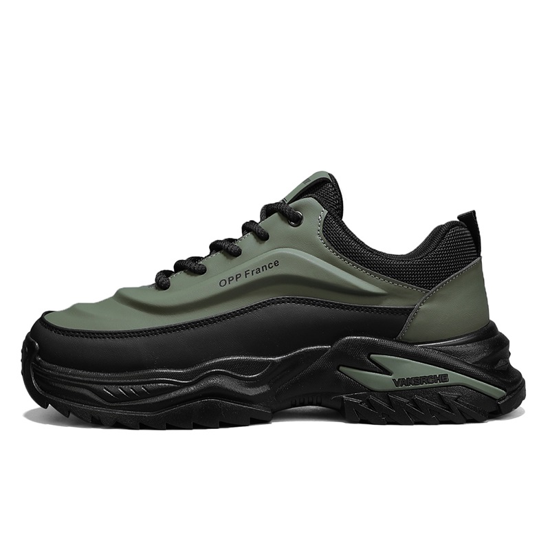 

M.M Party Повседневные мужские низкие кроссовки синий красный/армейский зеленый/желтый - армейский зеленый, цвет Army Green