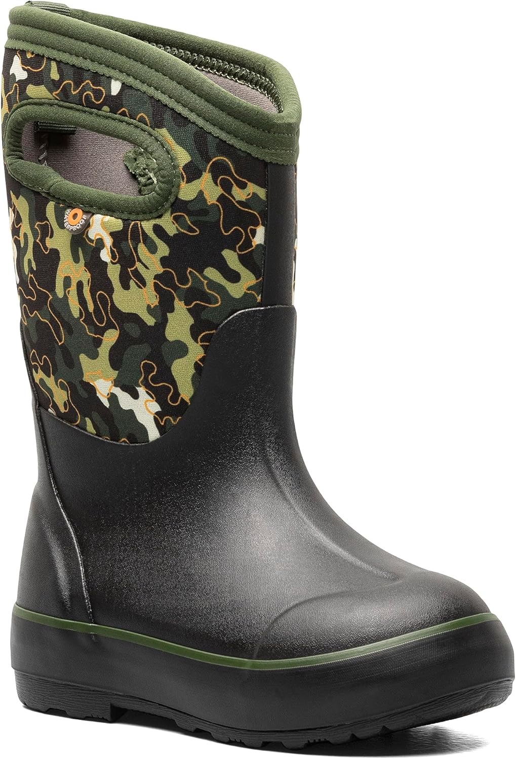Детские и унисекс ботинки BOGS Classic II Snow Boot, зеленый — фото 3