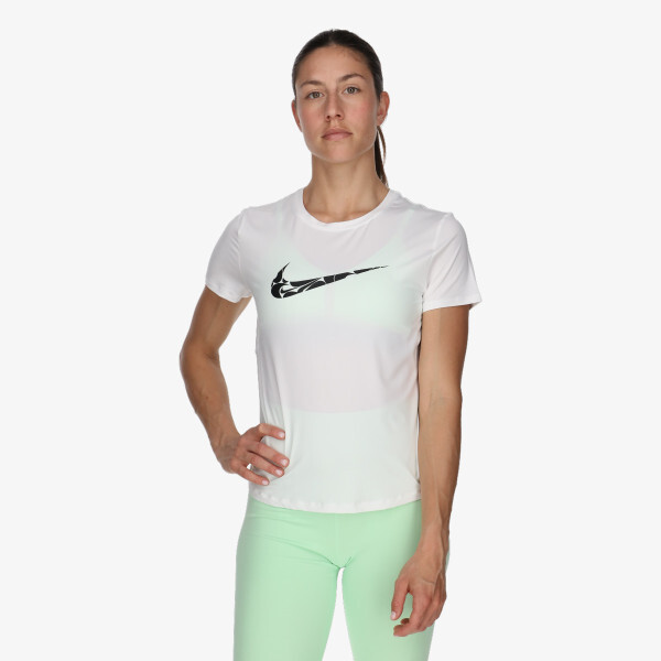 

Футболка w nk one swsh, топ hbr df ss Nike, белый