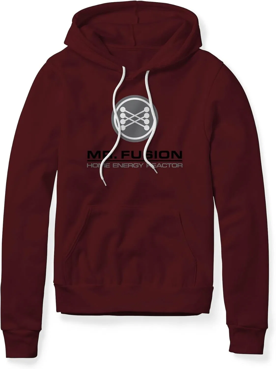 Худи с логотипом Mr. Fusion, бордовый