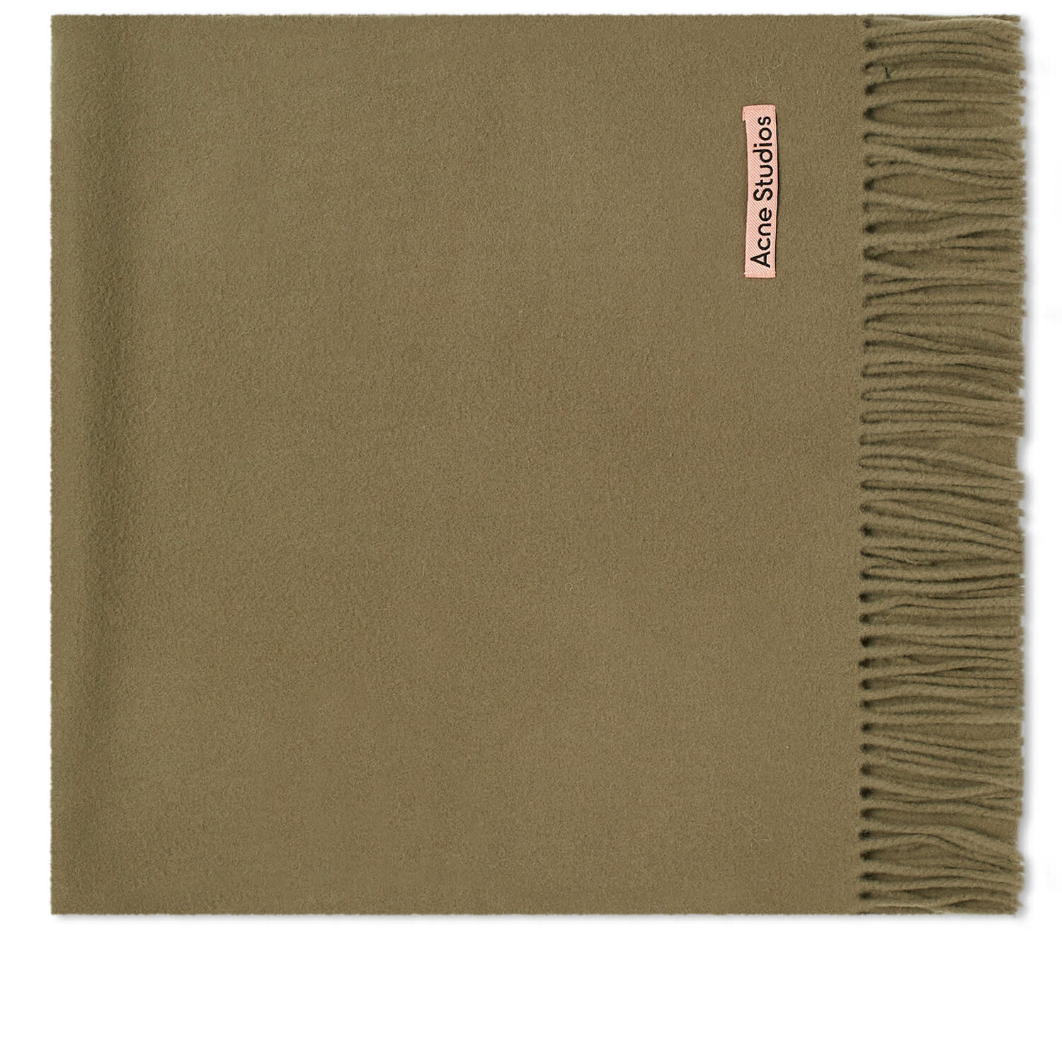 

Шарф Acne Studios Canada Narrow Reversible, цвет Khaki Green