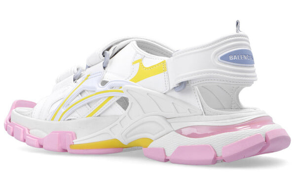 Сандалии track sandals 'yellow pink blu' Balenciaga, белый — фото 3
