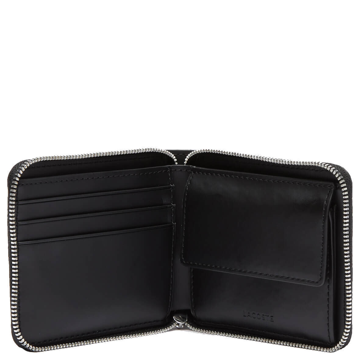 

Кошелек Lacoste The Blend 3cc 11 cm RFID, цвет monogram noir gris