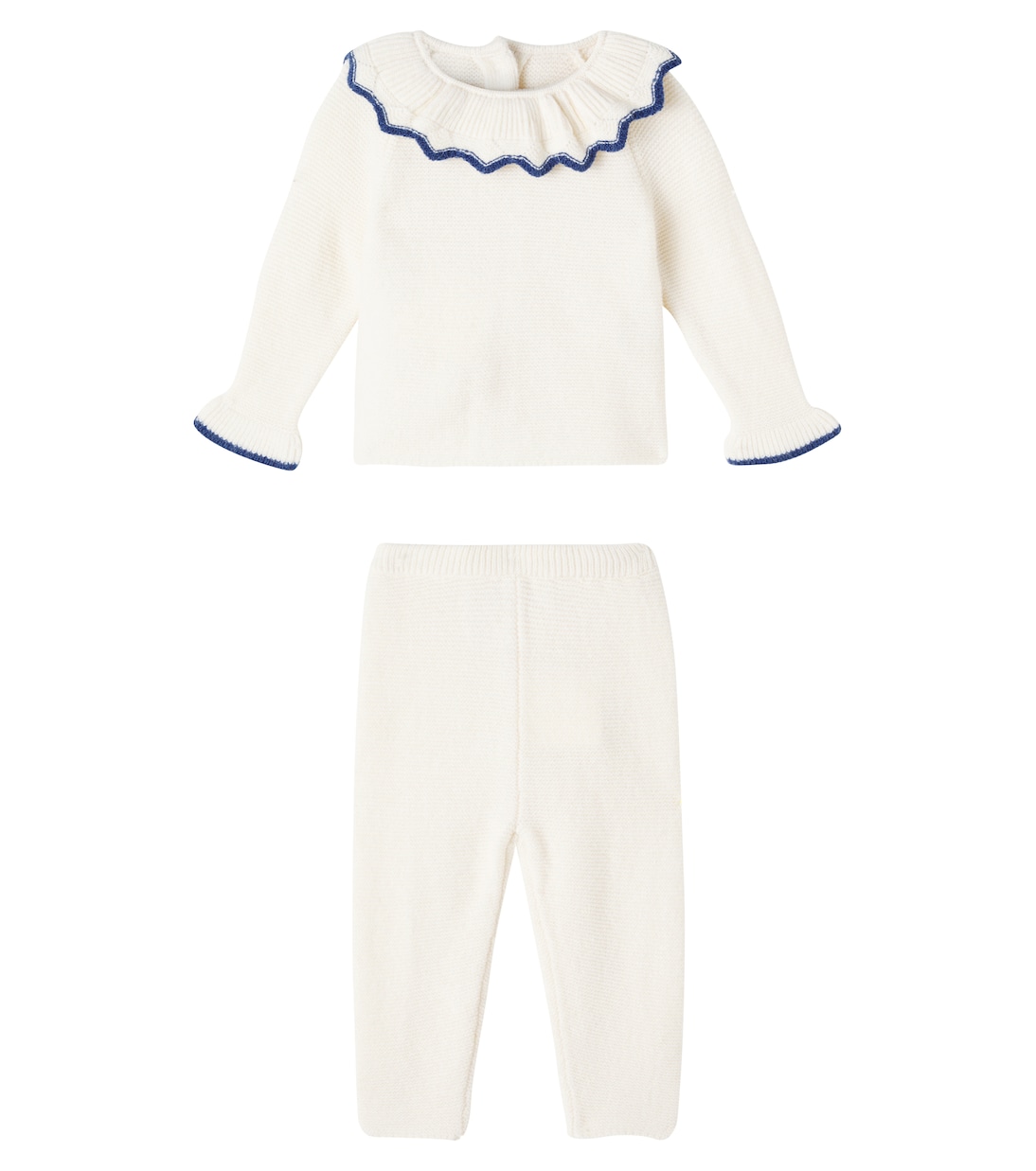 

Комплект Baby Zoe из свитера и штанов C'era Una Volta, кремовый