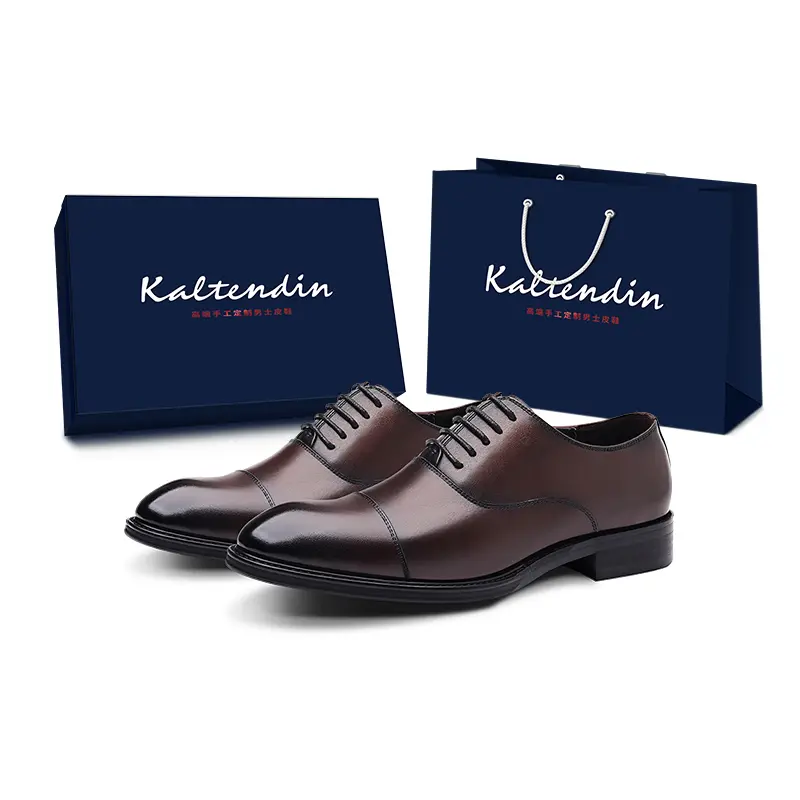 

Kaltendin Мужские туфли для костюма низкие черно-коричневые, цвет Brown