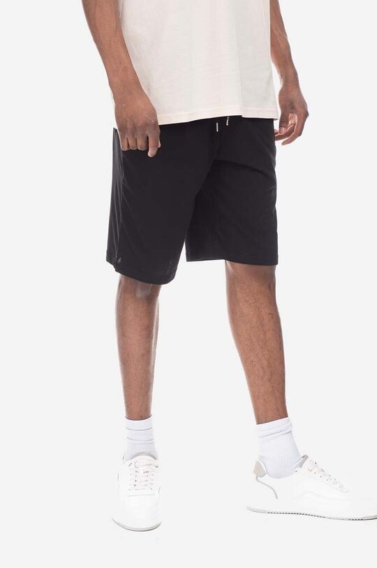 

Короткие хлопковые шорты Alpha Jersey Short Alpha Industries, черный