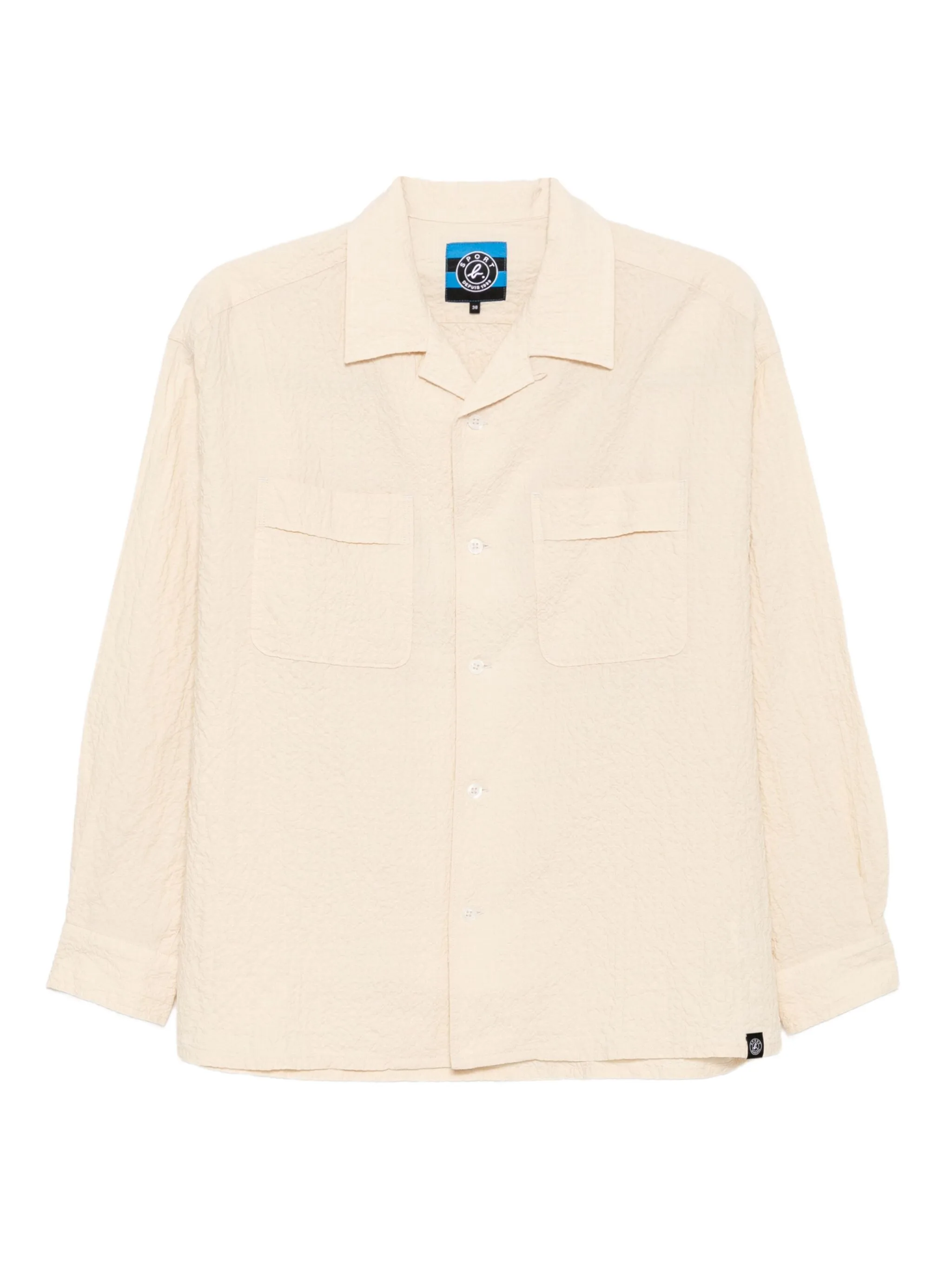 

Рубашка из сирсакера Sport B. By Agnès B., кремовый