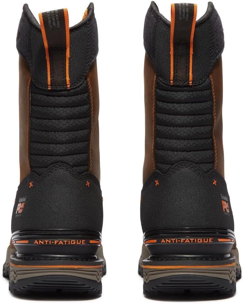 Timberland PRO мужские ботинки Wellington среднего коричневого цвета Boondock Ultralight с композитным мыском, водонепроницаемые и противоскользящие, Medium Brown — фото 3