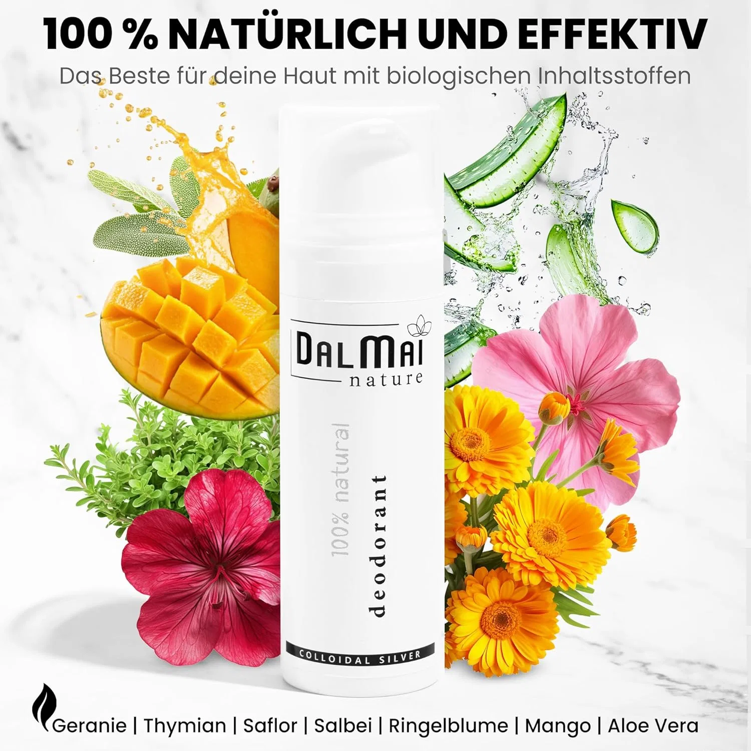 Натуральный дезодорант с серебром без алюминия и спирта Dalmai Nature — фото 2
