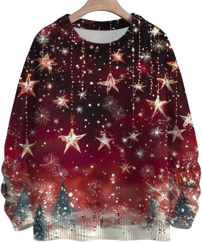 

Рождественский свитер Unisex Holiday Party Knitted Pullover HSQSMWJ