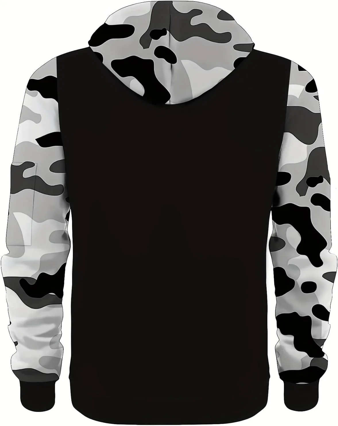 Толстовка с капюшоном Tactical для мужчин, с карманами, Plus Size — фото 2