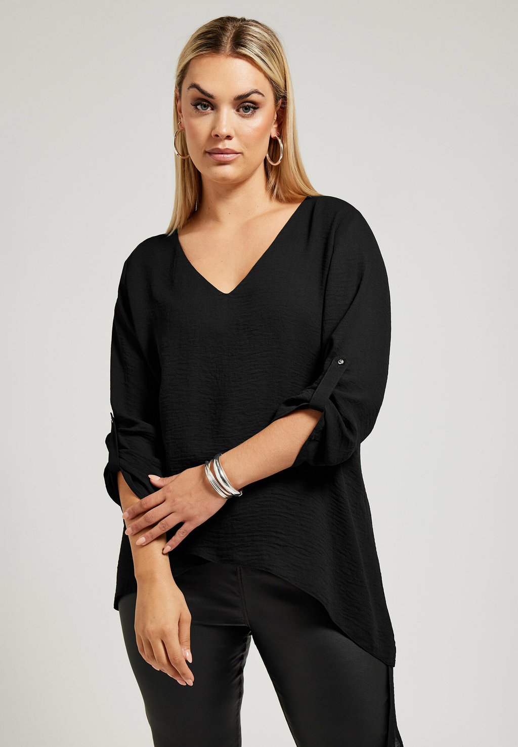 

Блуза ASYMMETRIC HEM Yours Clothing, антрацит