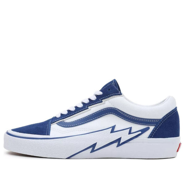 

Кроссовки old skool 2-tone bolt 'white blue' Vans, белый