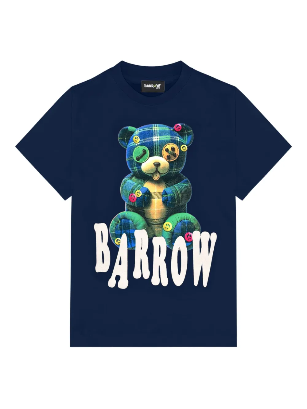 

Футболка с принтом "Тедди" Barrow kids, синий