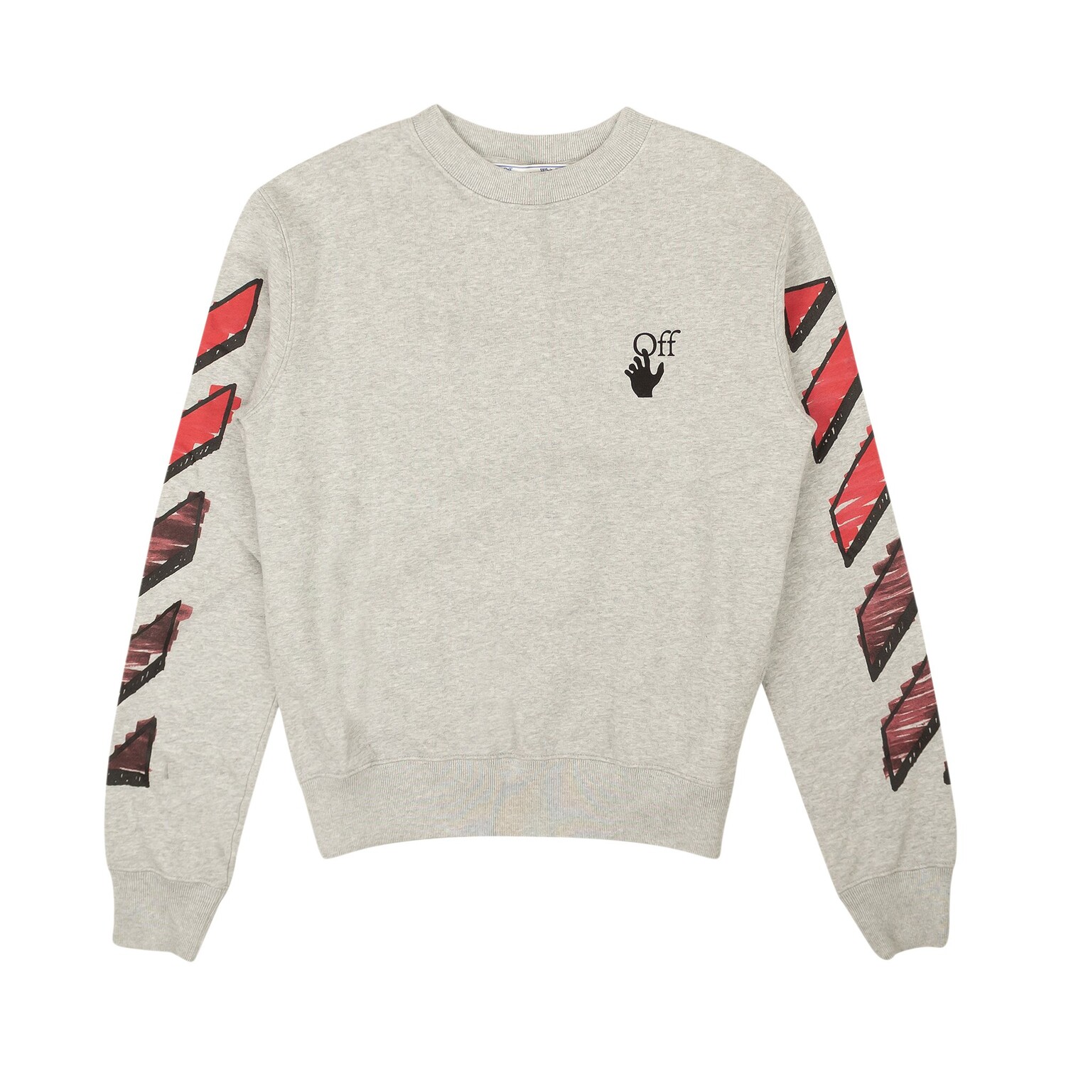 

Off-White Marker Arrows Crewneck, Серый