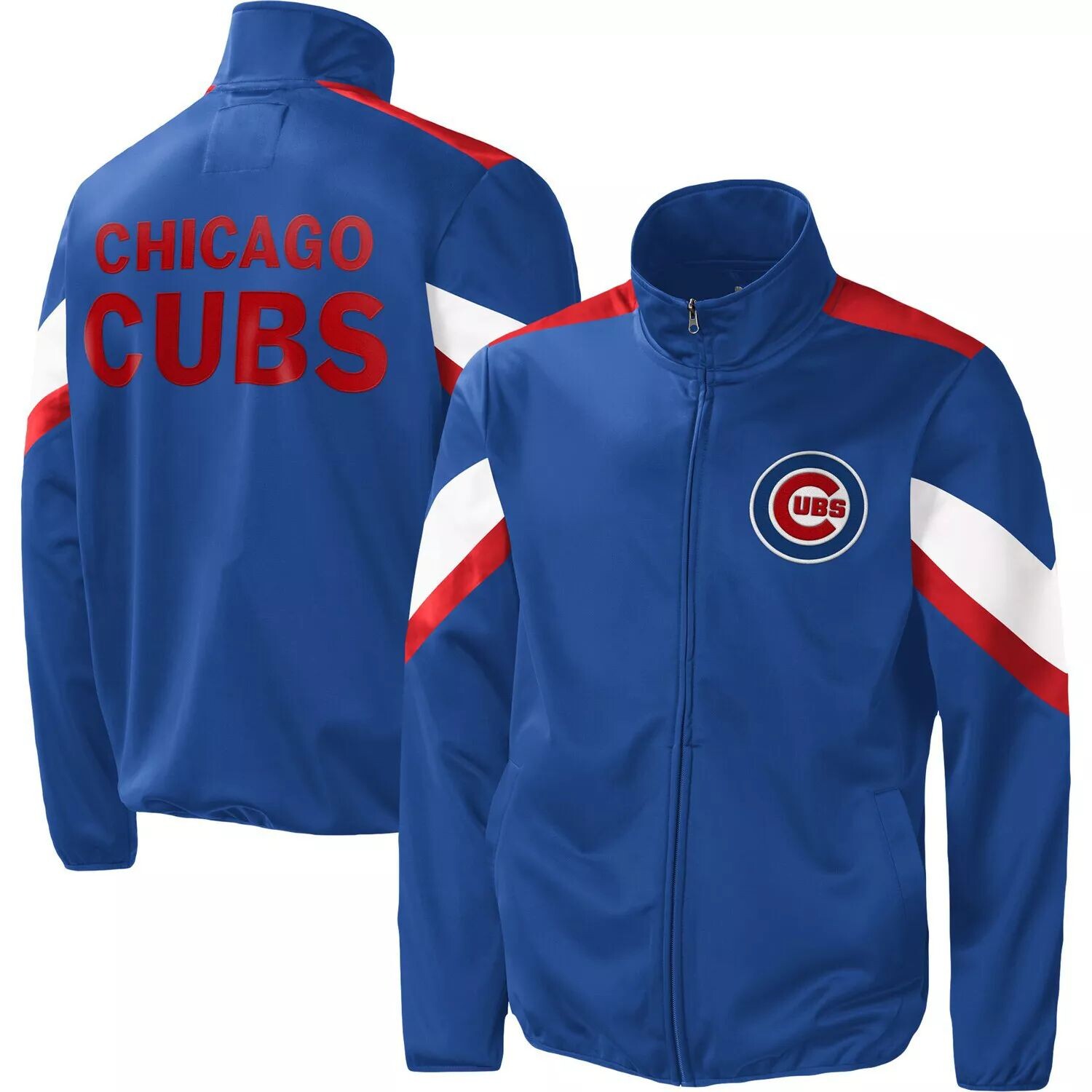 

Мужская спортивная куртка Carl Banks Royal Chicago Cubs Earned Run с молнией во всю длину G-III