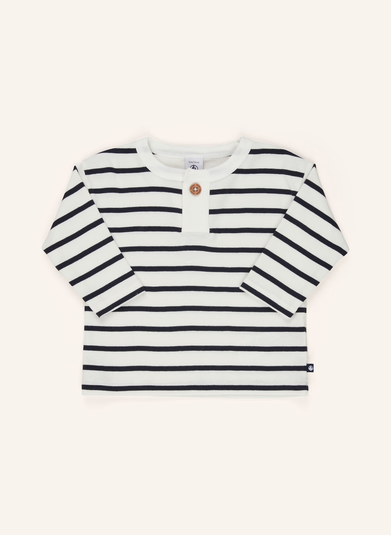 

Рубашка с длинными рукавами Petit Bateau, мультиколор