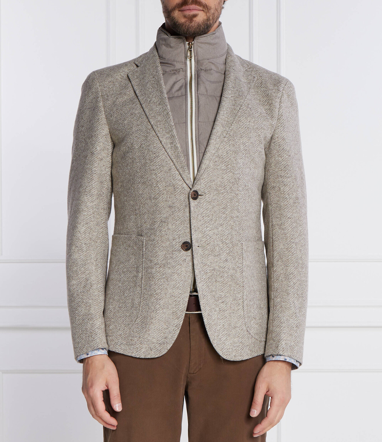 

Куртка Joop! elegante 2 in 1 Hecton Slim Fit, серый