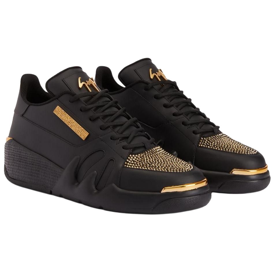 Giuseppe Zanotti Джиузеппе Занотти GZ Тэлон лоу-топ скейтборд обувь мужские черные — фото 4