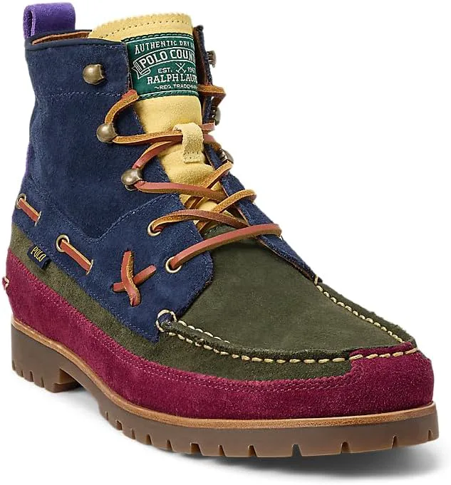 

Мужские замшевые ботинки POLO RALPH LAUREN Suede-ranger Mid с полувысоким голенищем