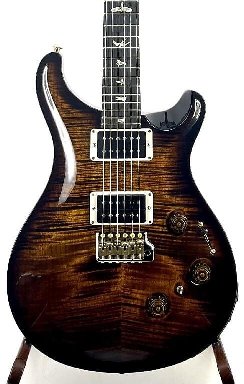 

Электрогитара PRS Custom 24 Piezo Pattern Thin Neck Black Gold Wrap Burst 10-Top Ser#: 0359944