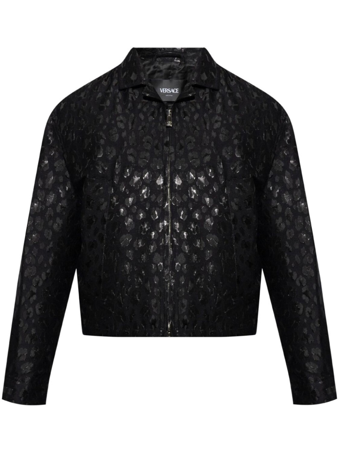 

Versace куртка с леопардовым узором, черный