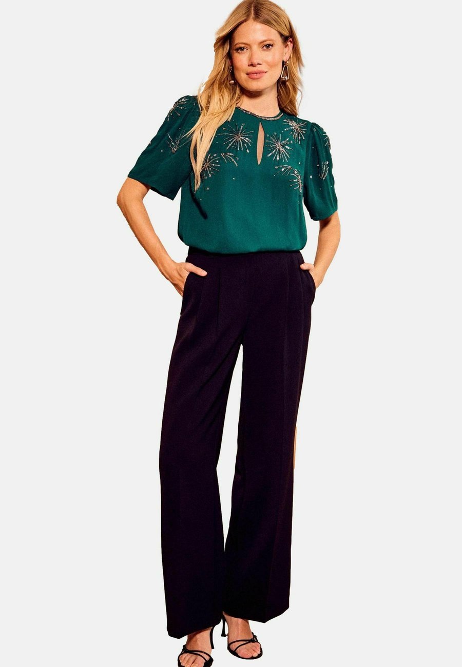

Блуза Love & Roses PETITE FIT , Teal Blue/Green