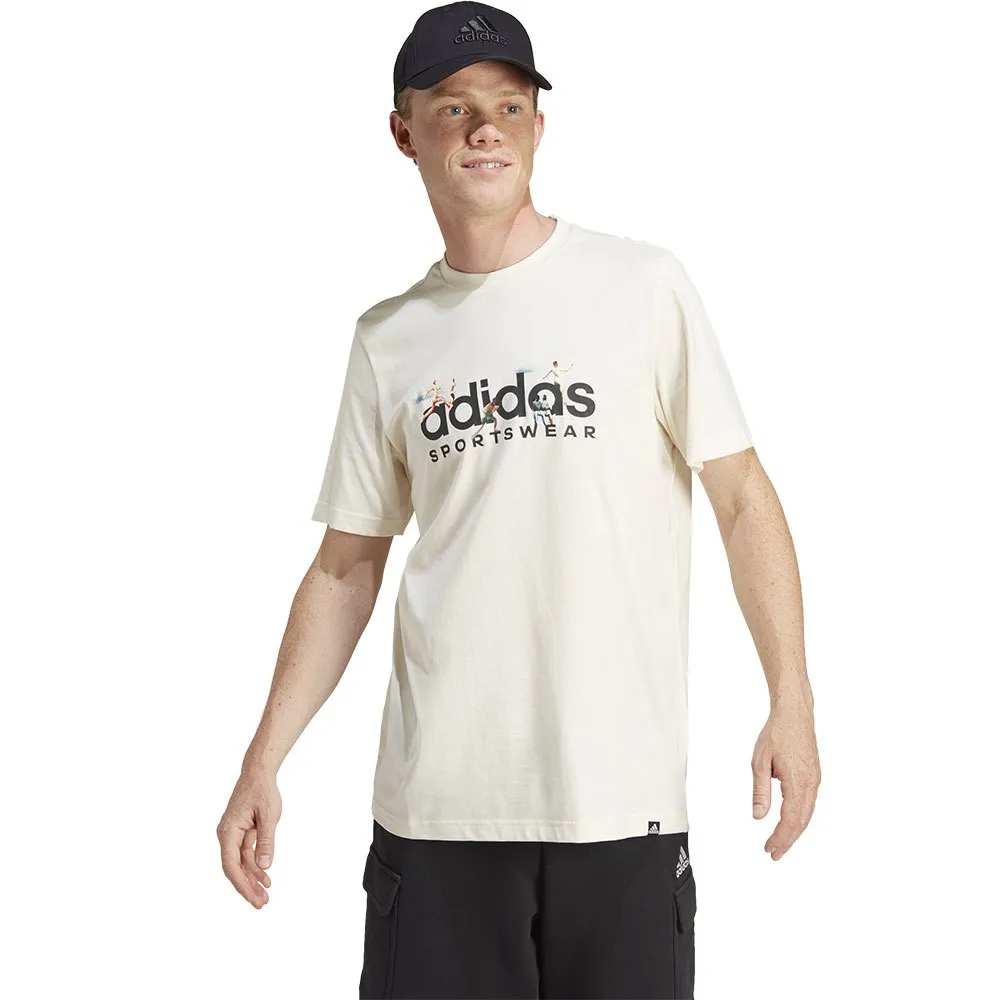 

Футболка adidas Landscape Spw, белый