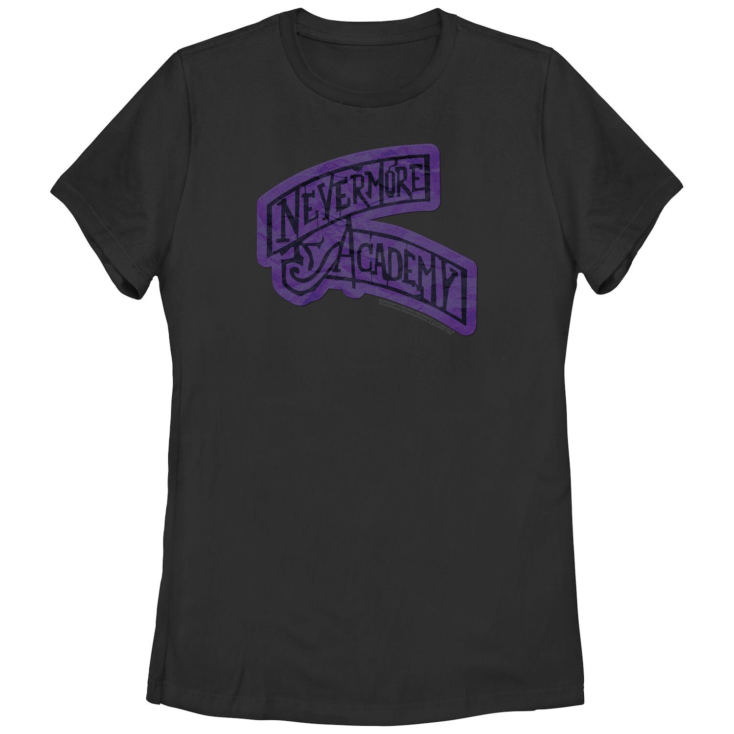 

Футболка с логотипом Wednesday Nevermore Academy для юниоров Licensed Character