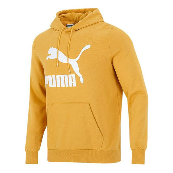 

Толстовка classics logo printing pullover sports Puma, желтый