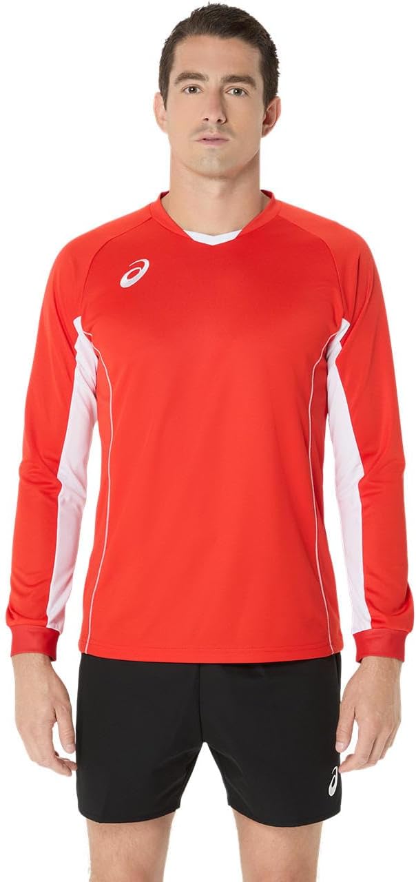 

Футболка для волейбола Asics (с длинным рукавом) 2053A215, унисекс, для взрослых, красный