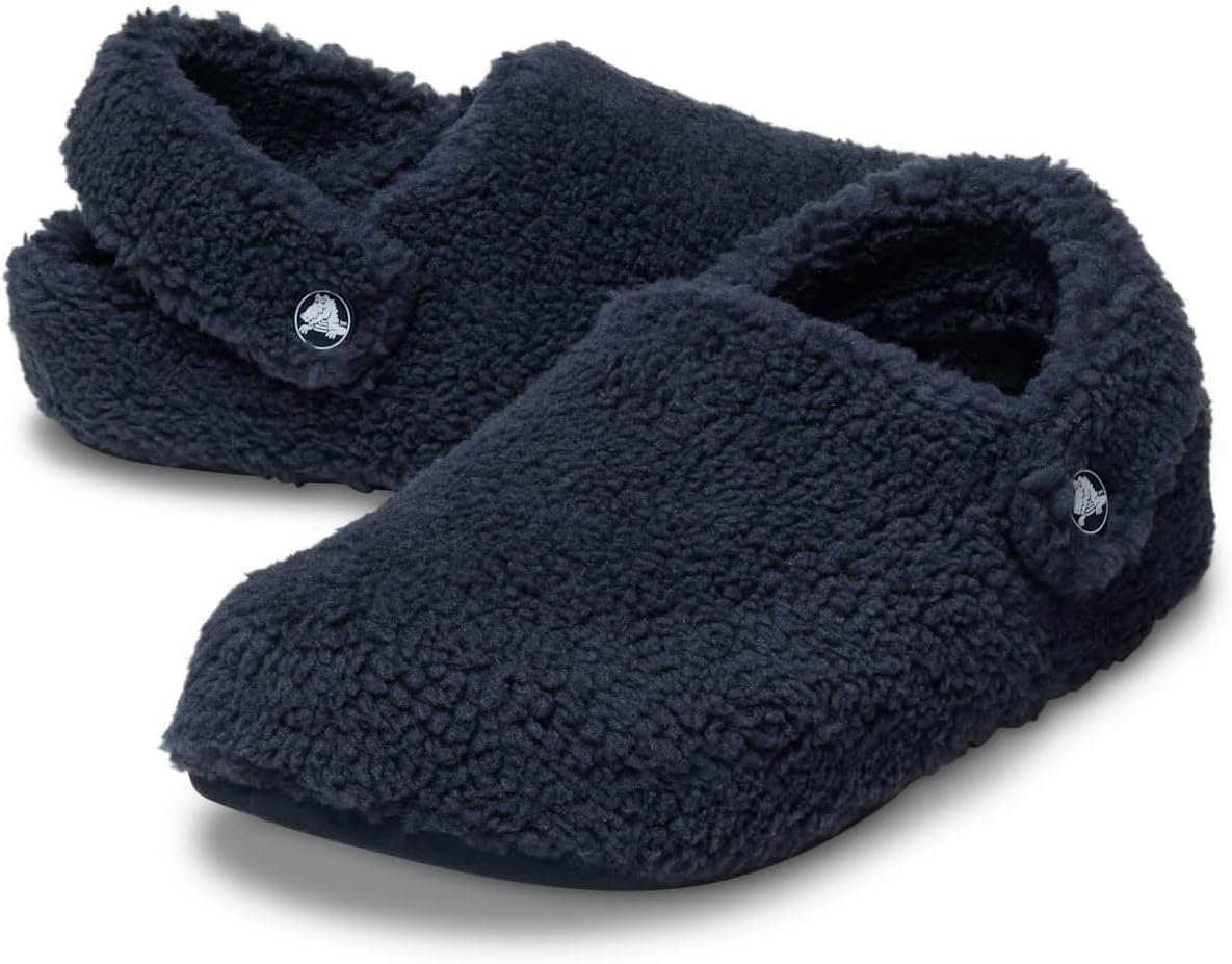 Мужские классические мягкие тапочки Crocs, темно-синий — фото 2