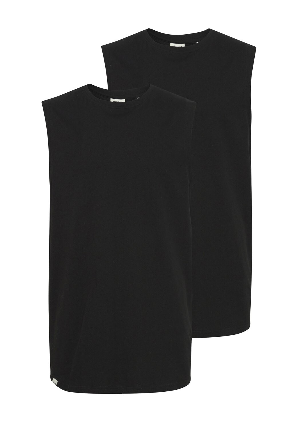 

Топ 2 PACK Solid, черный