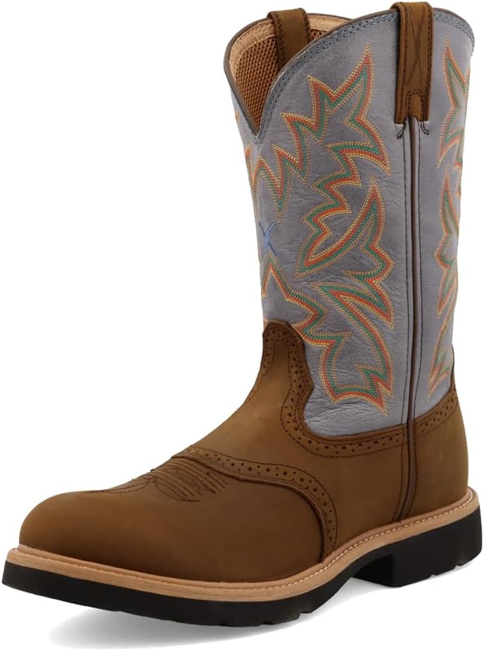 

Мужские рабочие ботинки Twisted X 12 дюймов с мягким носком и удобным креплением