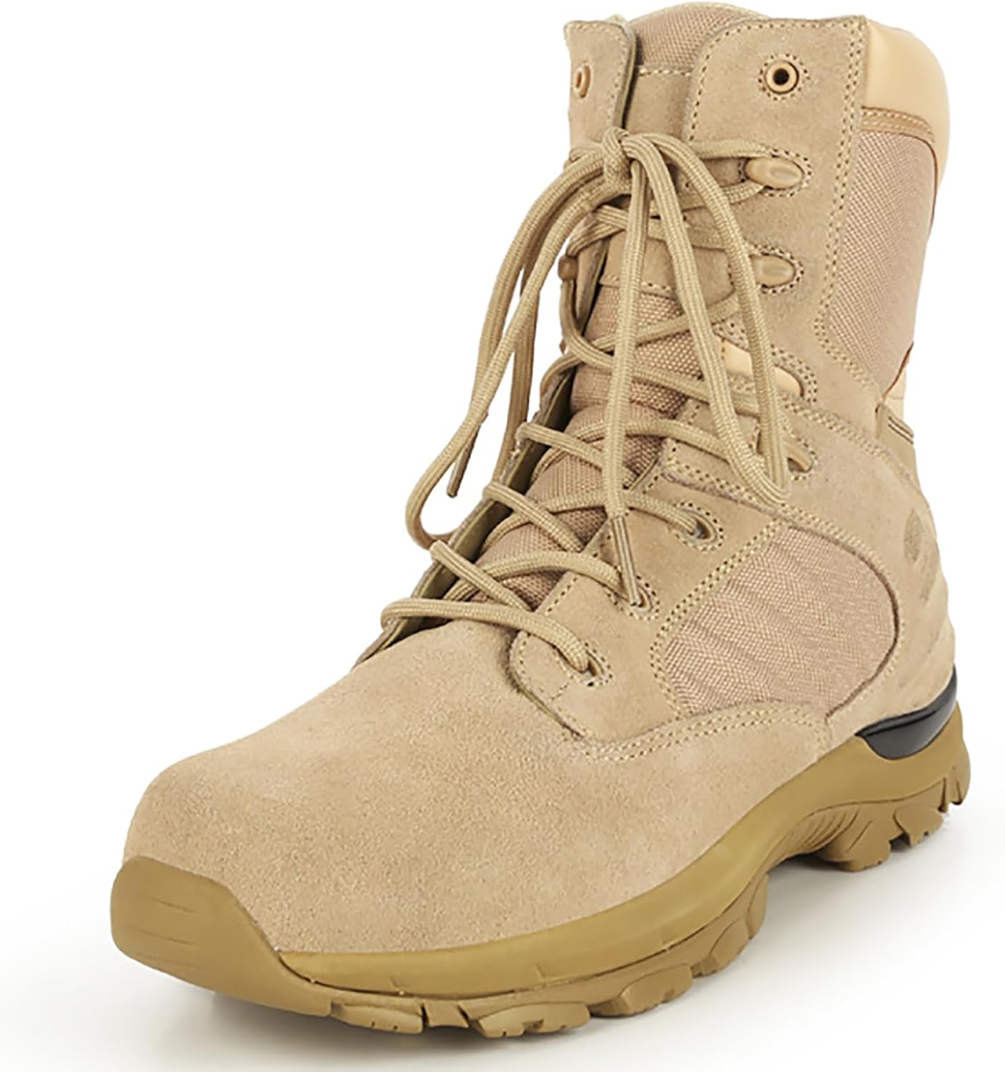 

Мужские легкие военные тактические боевые ботинки Полиция черные шнурованные ботинки Коммандо Армейские ботинки для активного отдыха и походов, черные-40 Qaxzesa