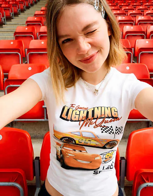 

Белая футболка с короткими рукавами и принтом Bershka Cars, Белый, Белая футболка с короткими рукавами и принтом Bershka Cars