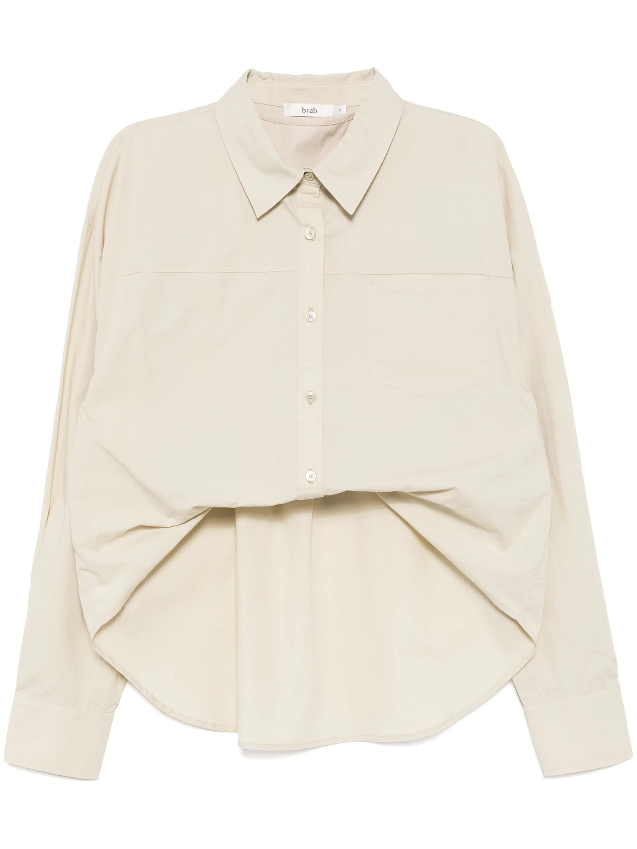 

Рубашка асимметричного кроя B+Ab, нейтральный