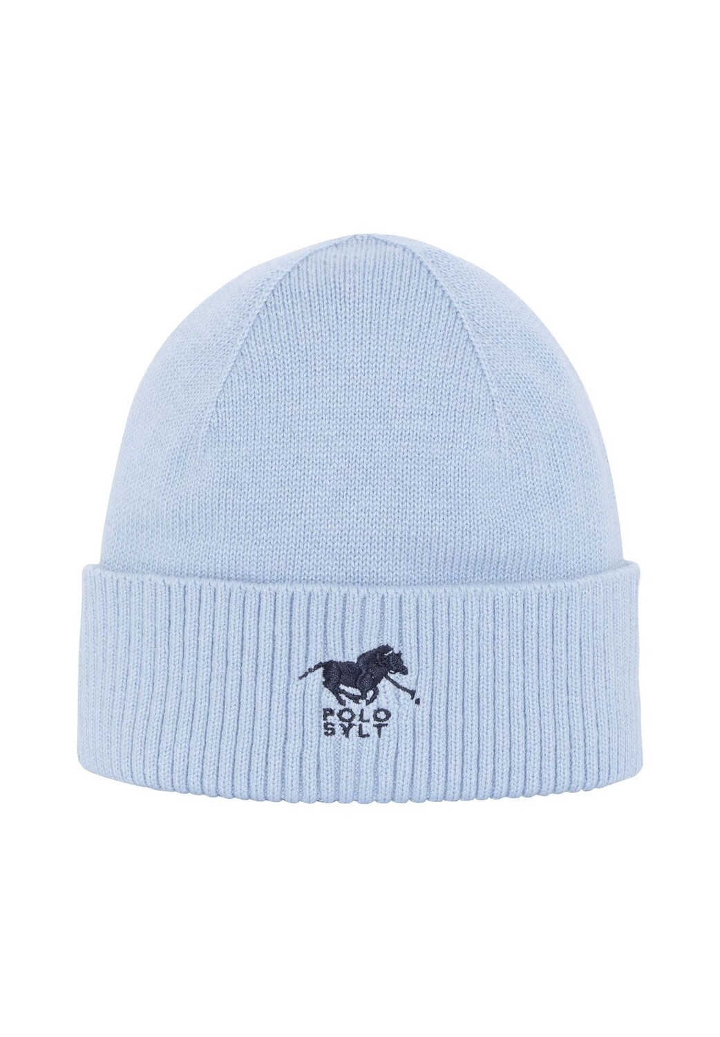 

Шляпа с вышивкой-лейблом и ребристым краем по краю POLO SYLT, цвет Brunnera Blue Oso