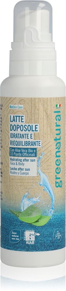 

Увлажняющий лосьон для тела After-Sun после загара Greenatural, 150 мл