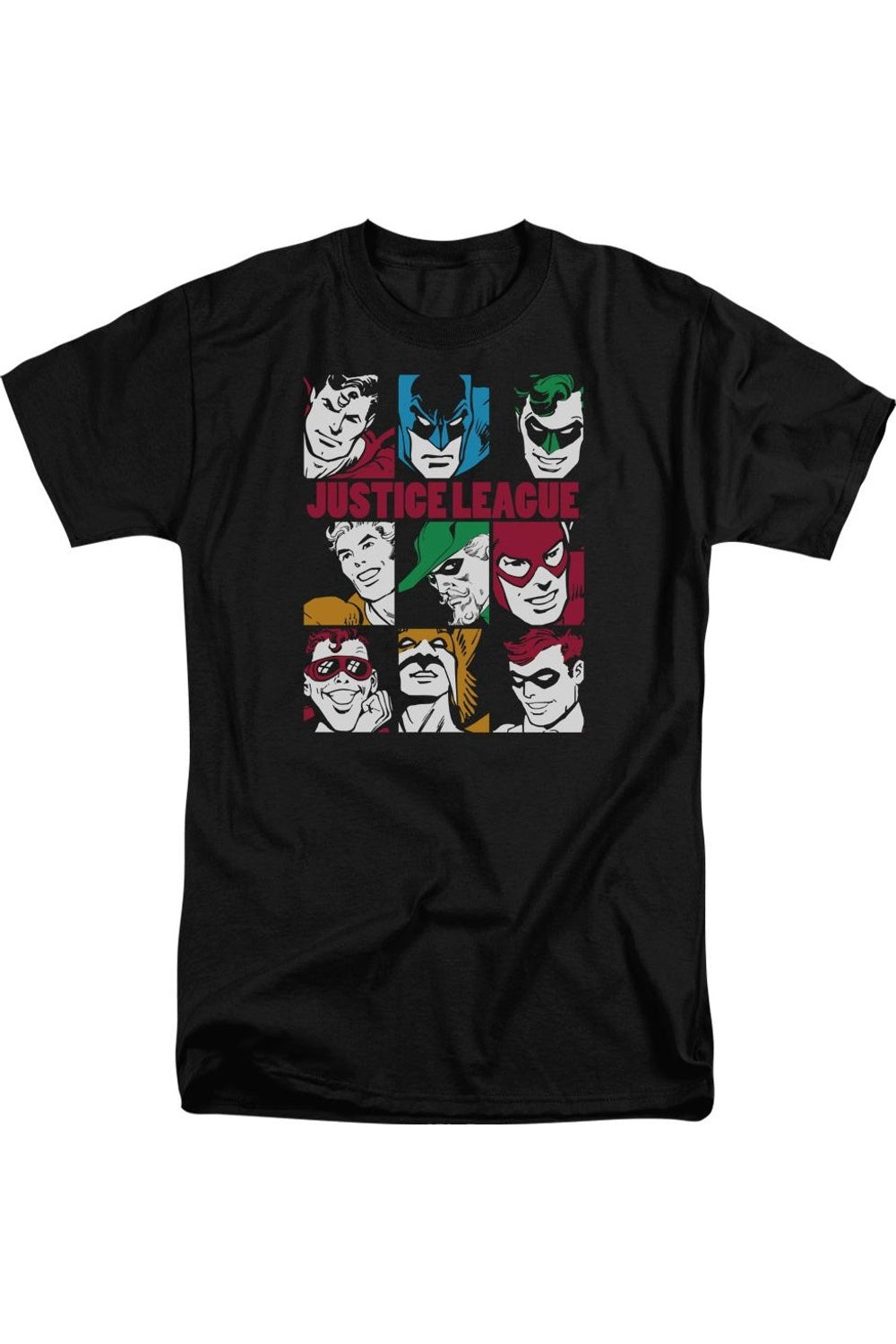 

DC Comics Nine Blocks Of Justice футболка с коротким рукавом для взрослых Gildan, черный