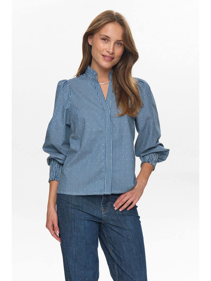 

NÜMPH Блузка синего цвета