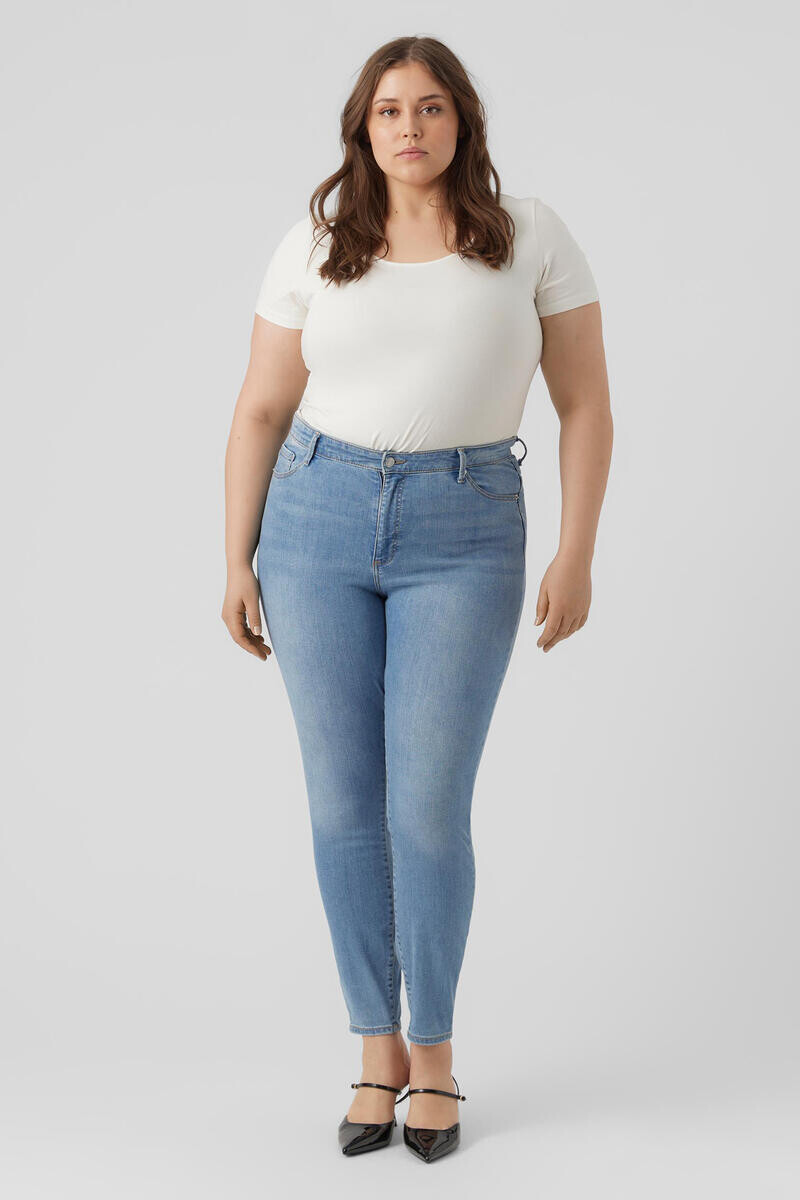 

Джинсы скинни больших размеров Vero Moda Curve, синий