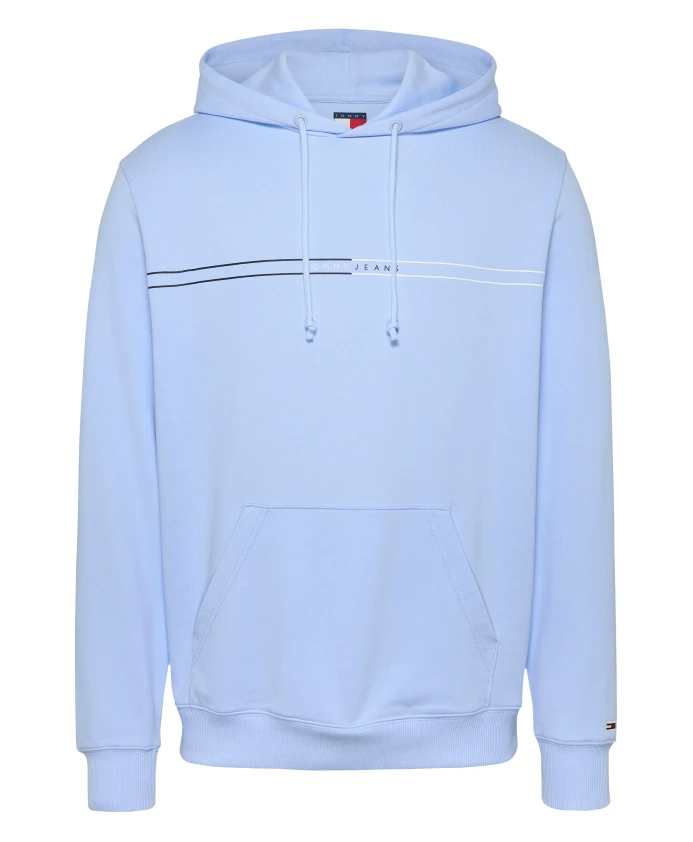 

Культовая толстовка с нашивкой и логотипом. Tommy Jeans, синий