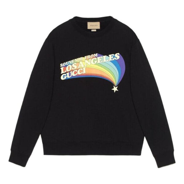 

Рубашка stars print cotton jersey sweatshirt 'black' Gucci, черный