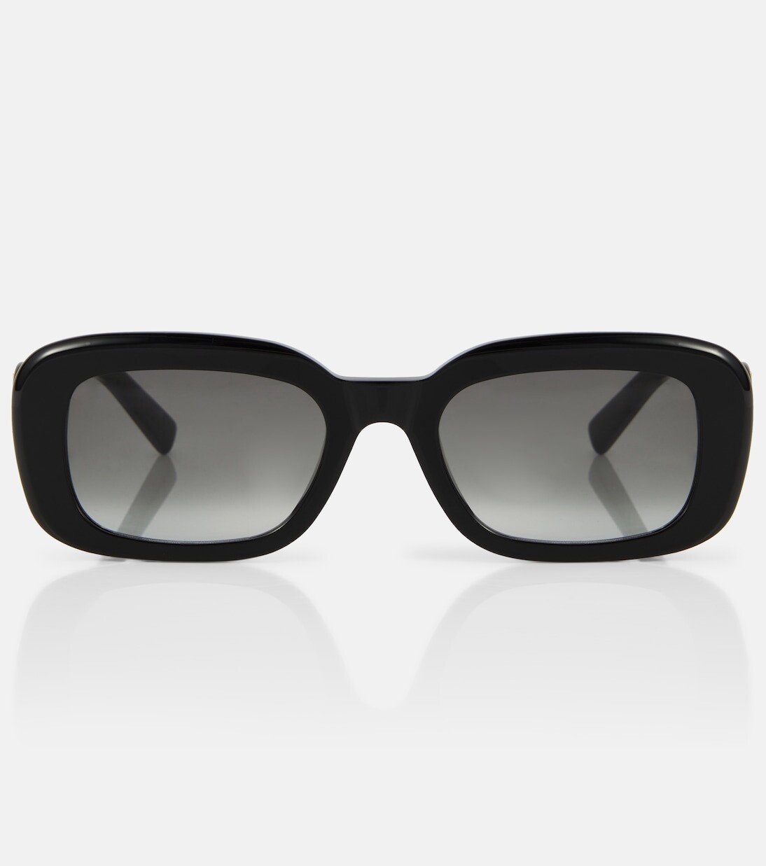 

Солнцезащитные очки sl m130 прямоугольной формы Saint Laurent, черный