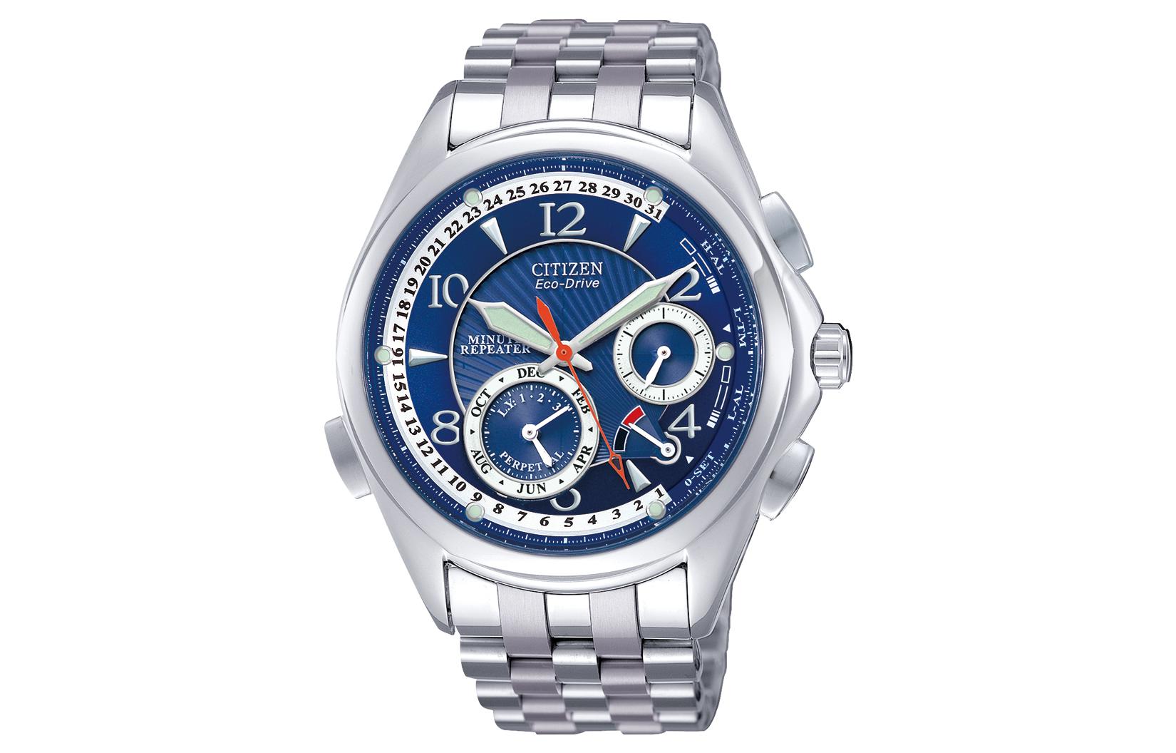 

CITIZEN Часы Ecology Drive Collection Solar Quartz Movement Stainless Steel Strap Watch Men's Watch Blue Dial, Blue