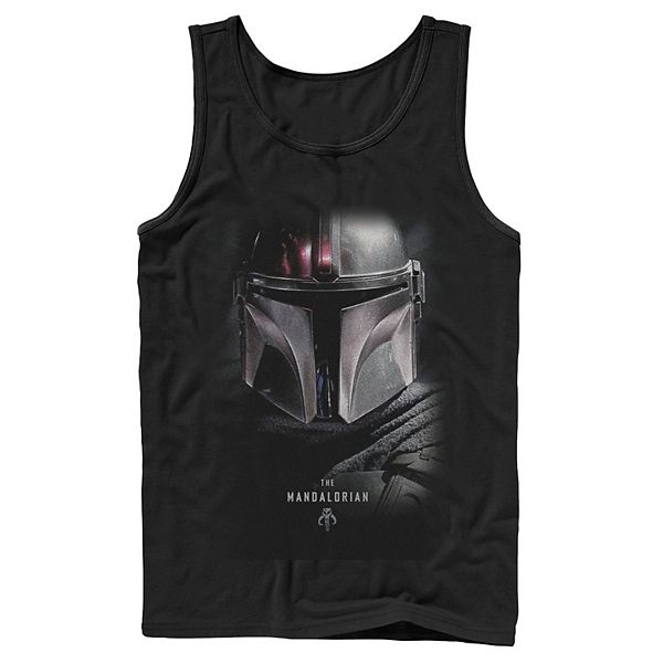 

Мужская футболка The Mandalorian Bounty Hunter Shadow Star Wars